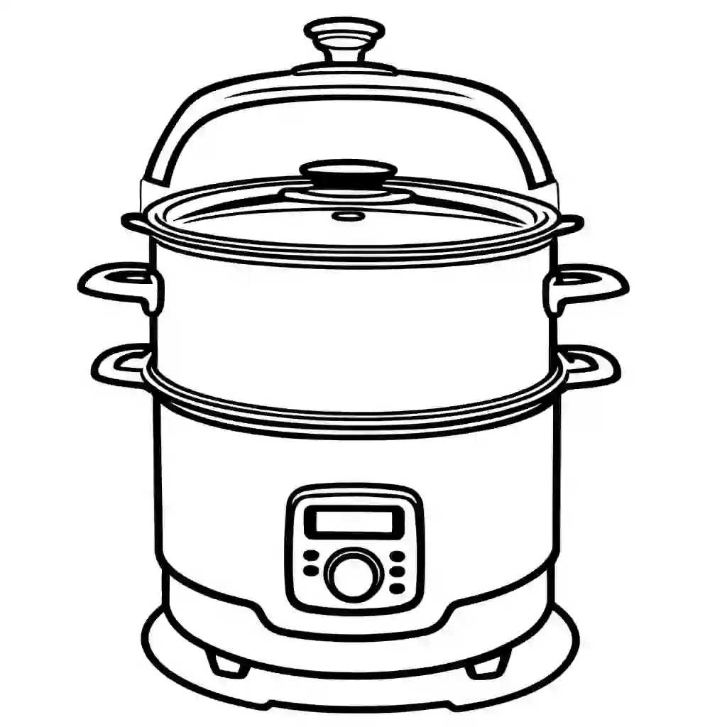 Crockpot coloring pages